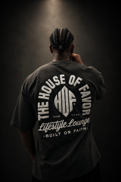 (PREORDER) House of Favor Signature Shirt – Dark Gray